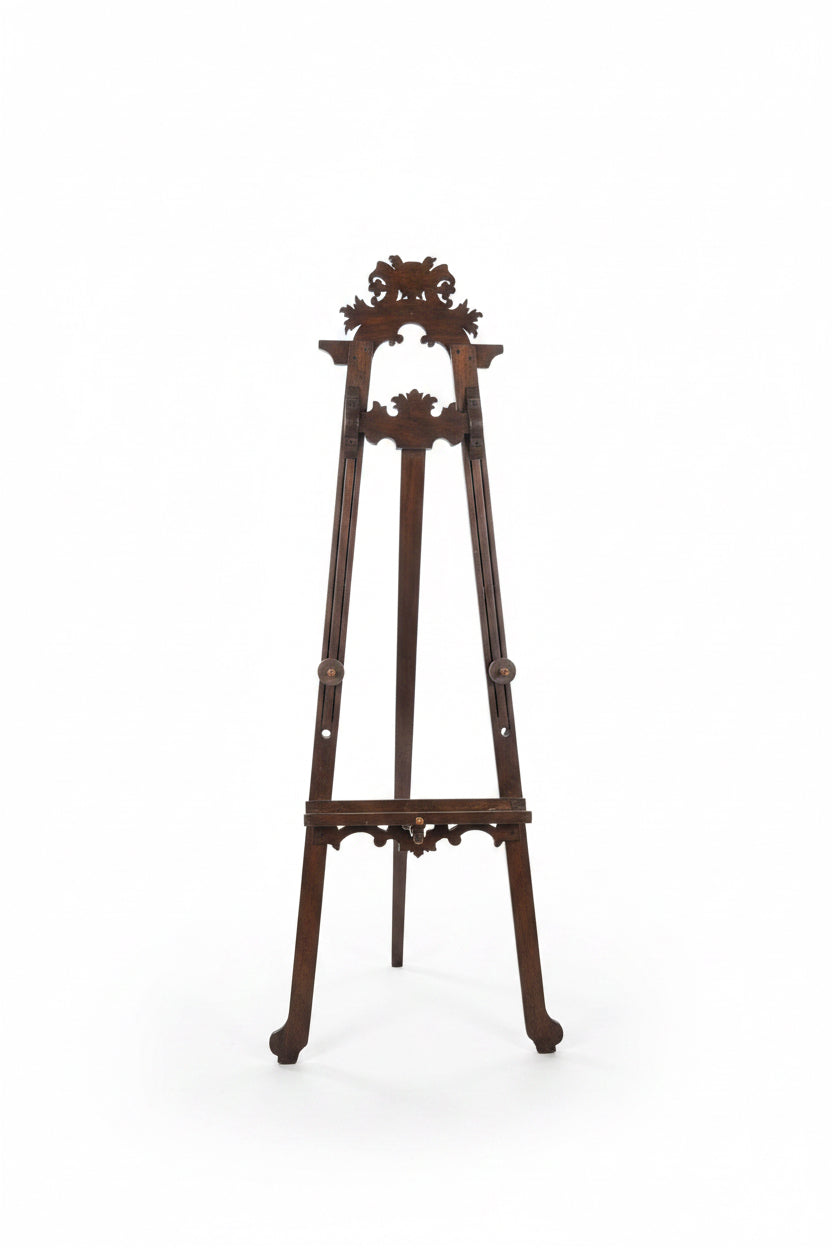 Victorian Carved Walnut Artist&