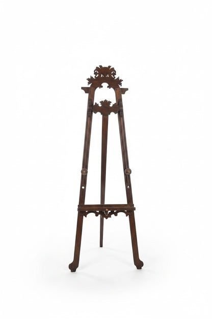 Victorian Carved Walnut Artist&