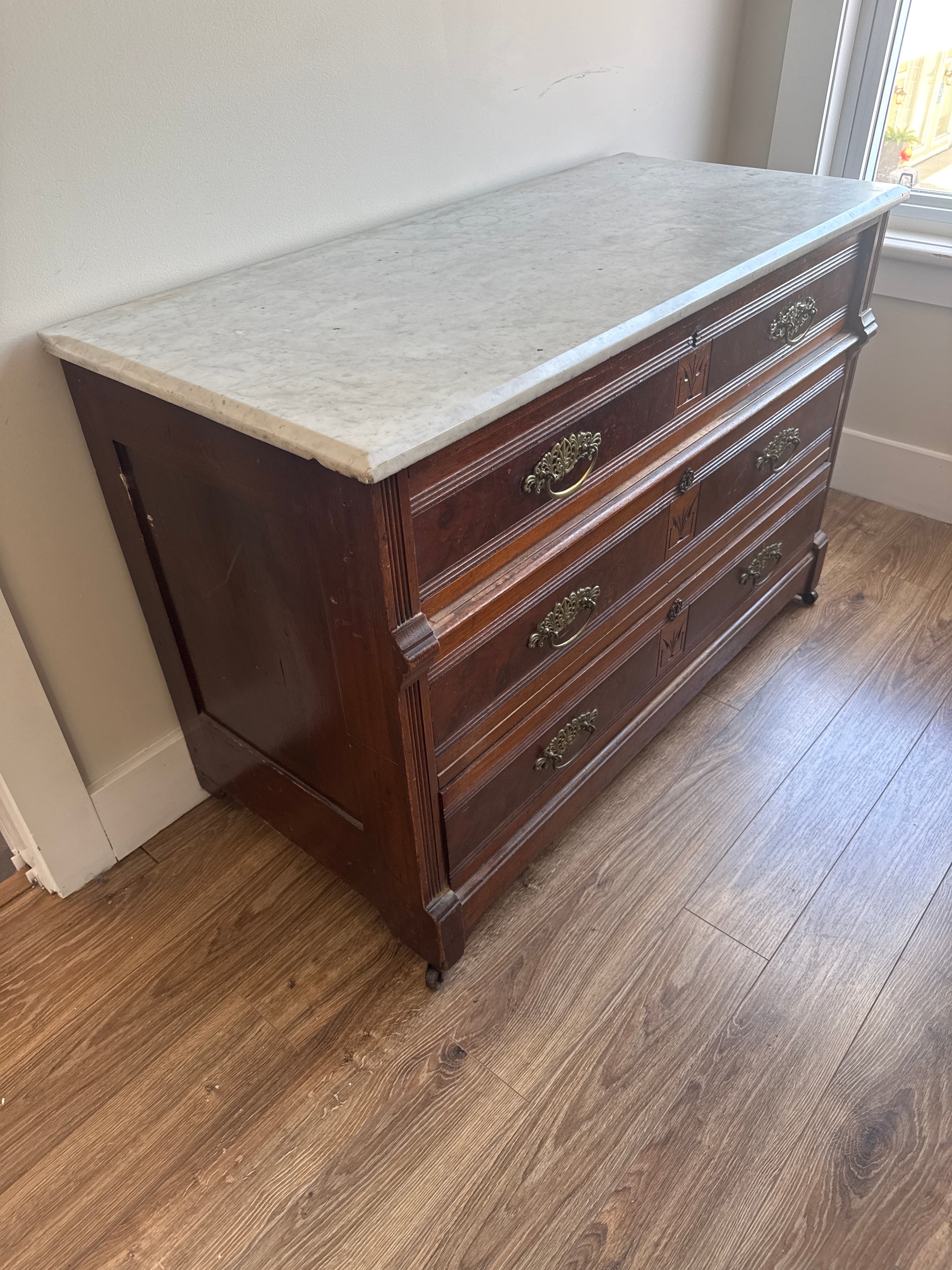 Marble Top Dresser