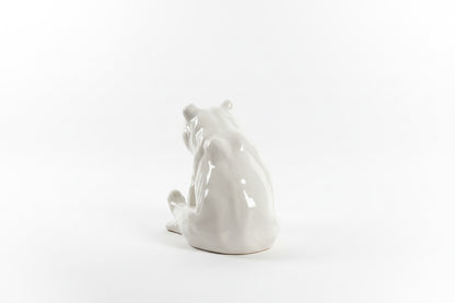 Ours polaire Lyngby Porcelain assis