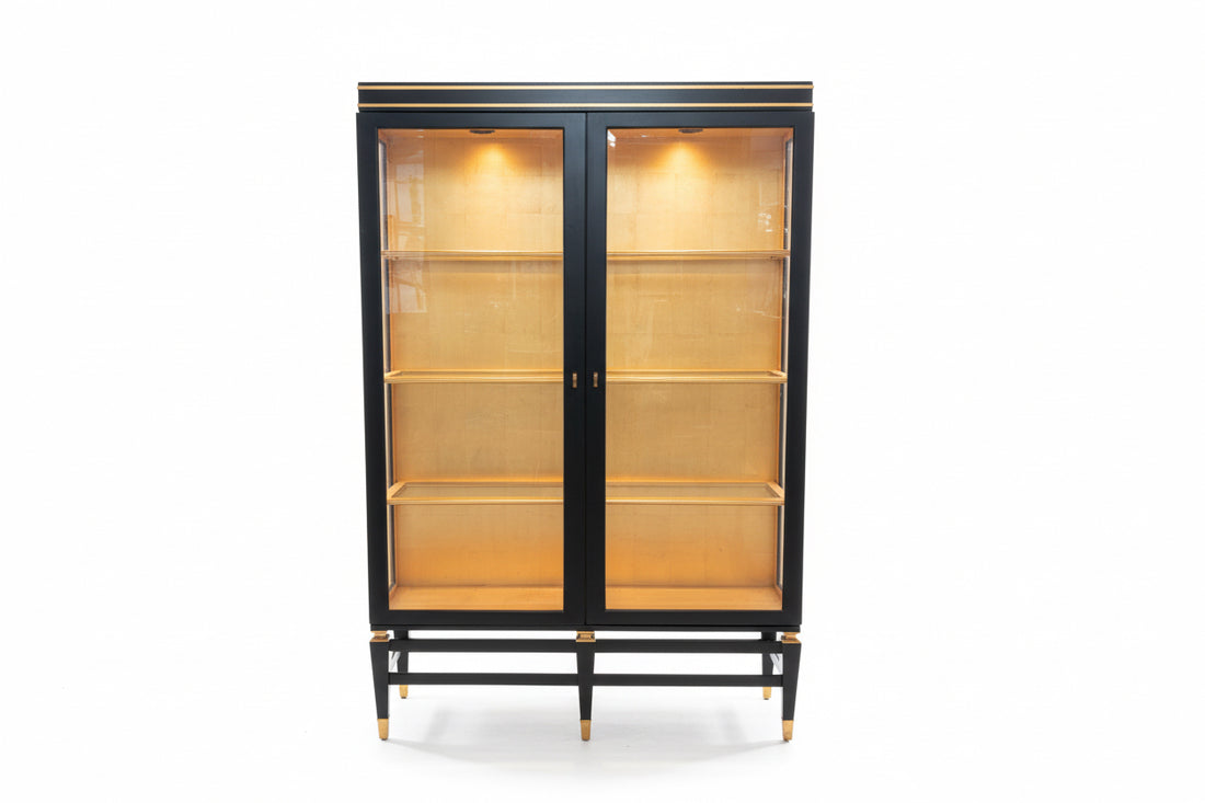 Back and Gold Armoire, Drexel