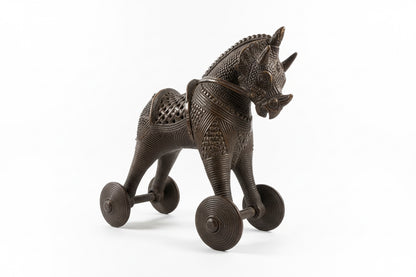 Cheval de Troie vintage, bronze