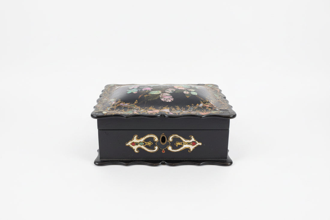 Victorian Papier-Mâché Jewelry Box