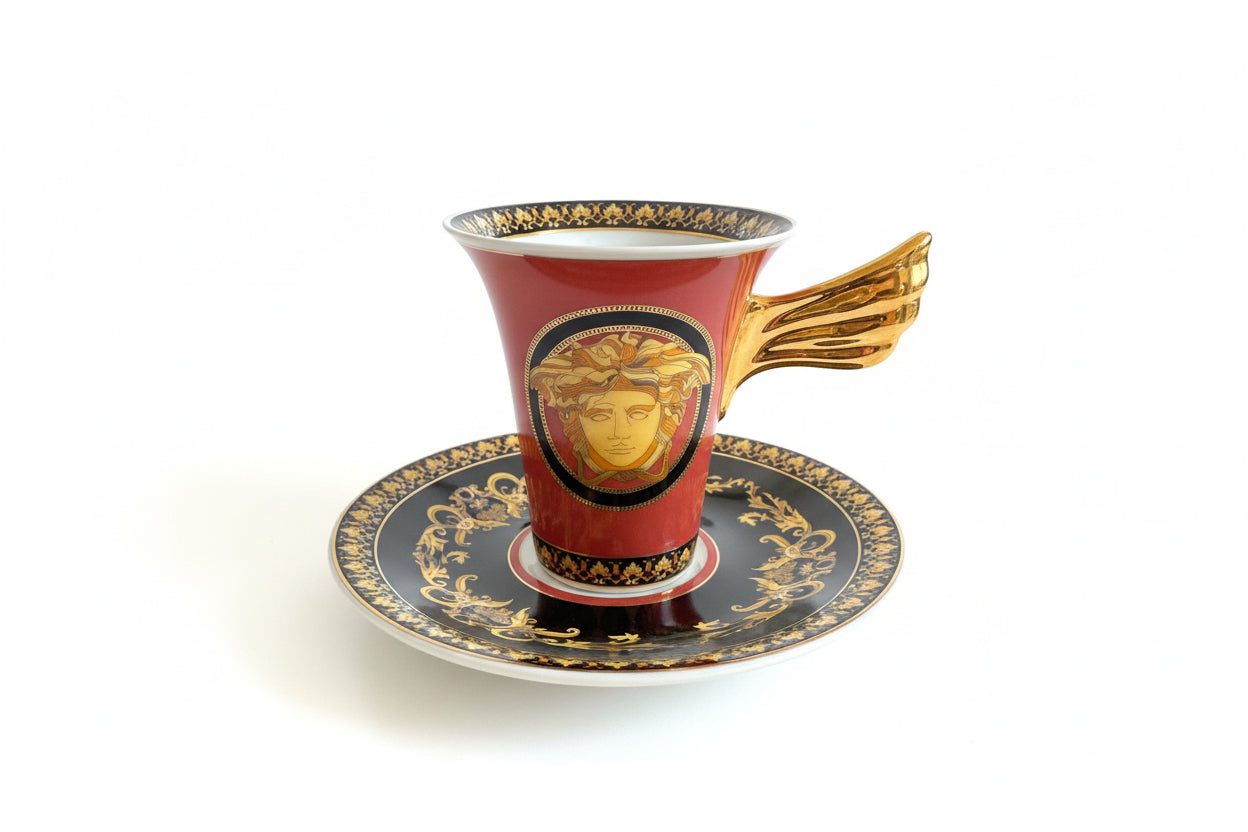 Full Service for 8 of Rosenthal for Versace in Medusa Red