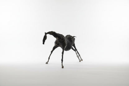 Sculpture de cheval vintage en papier mâché par Patricia Barrowman