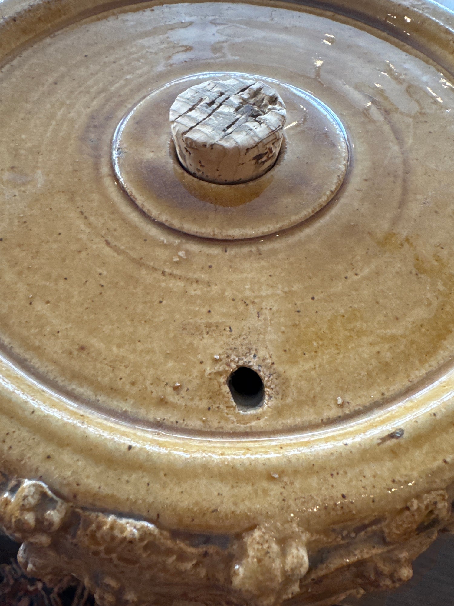 Tonneau antique de 3 gallons en grès par Price de Bristol