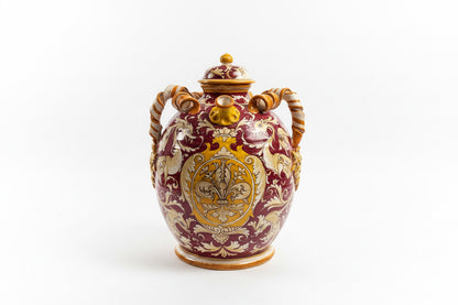 Pot en céramique majolique vintage