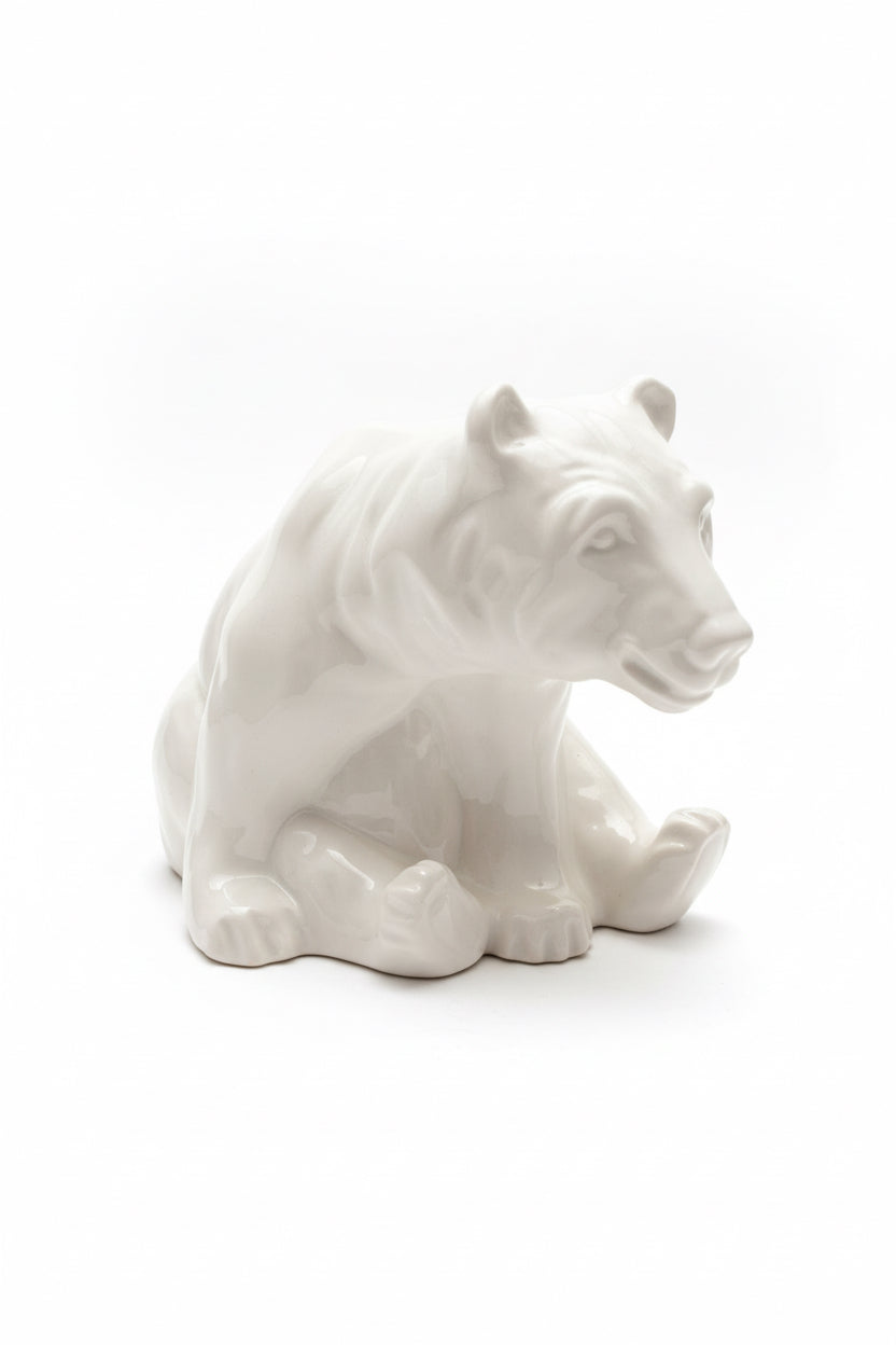 Lyngby porcelain sitting polar bear