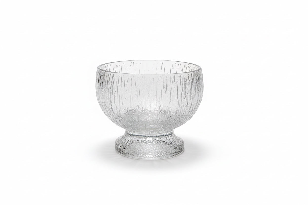 Bols Iittala Kekkerit (lot de 8) par Timo Sarpanevo / Verre finlandais des années 1960 / Design Mid-century