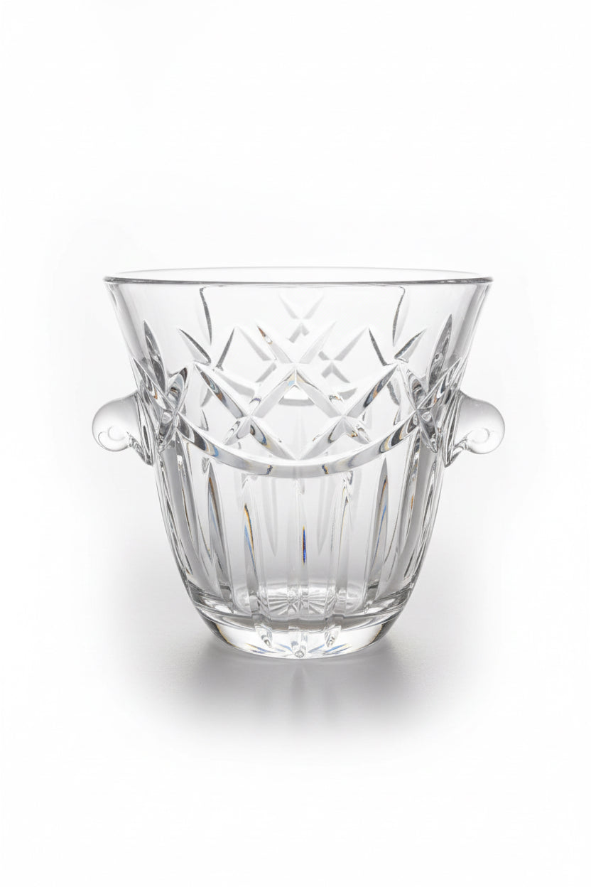 Seau à champagne en cristal