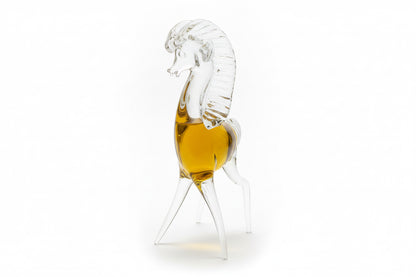Figurine de cheval en verre de Murano vintage