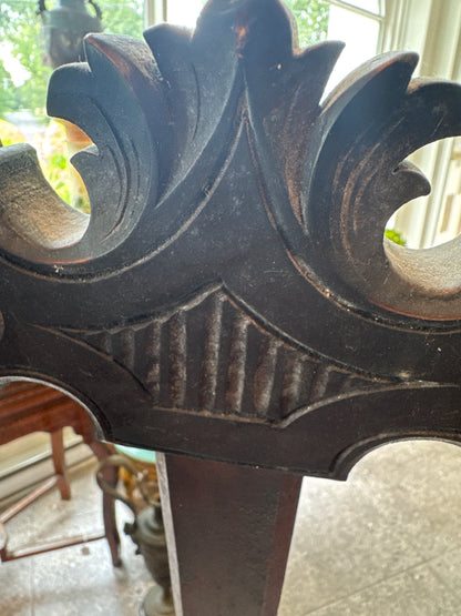 Victorian Carved Walnut Artist&
