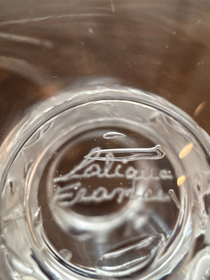 Verres à vin Lalique vintage (ensemble de 6)