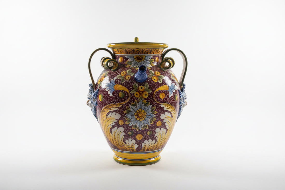 Vintage Italian Majolica Ceramic Vessel