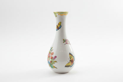 Vase soliflore en porcelaine Herend Reine Victoria peint à la main