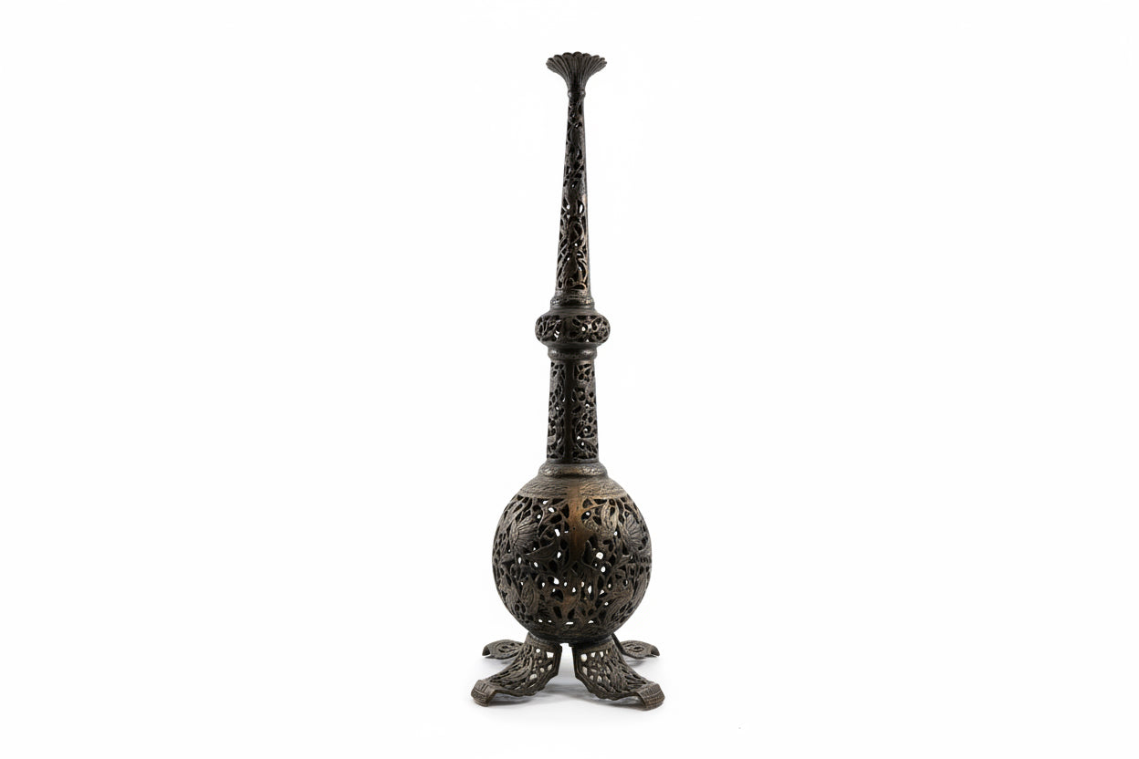 Rare bougeoir vintage en laiton
