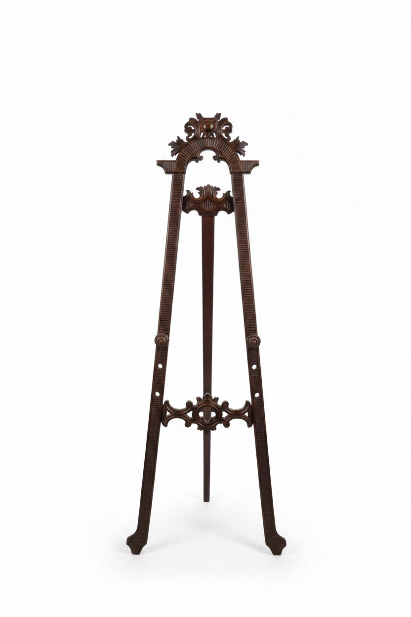Victorian Carved Walnut Artist&