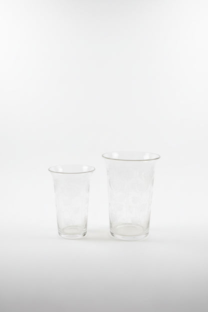 Lot de 10 verres en cristal taillé Webb Corbett du XIXe siècle, 5 de chaque taille.