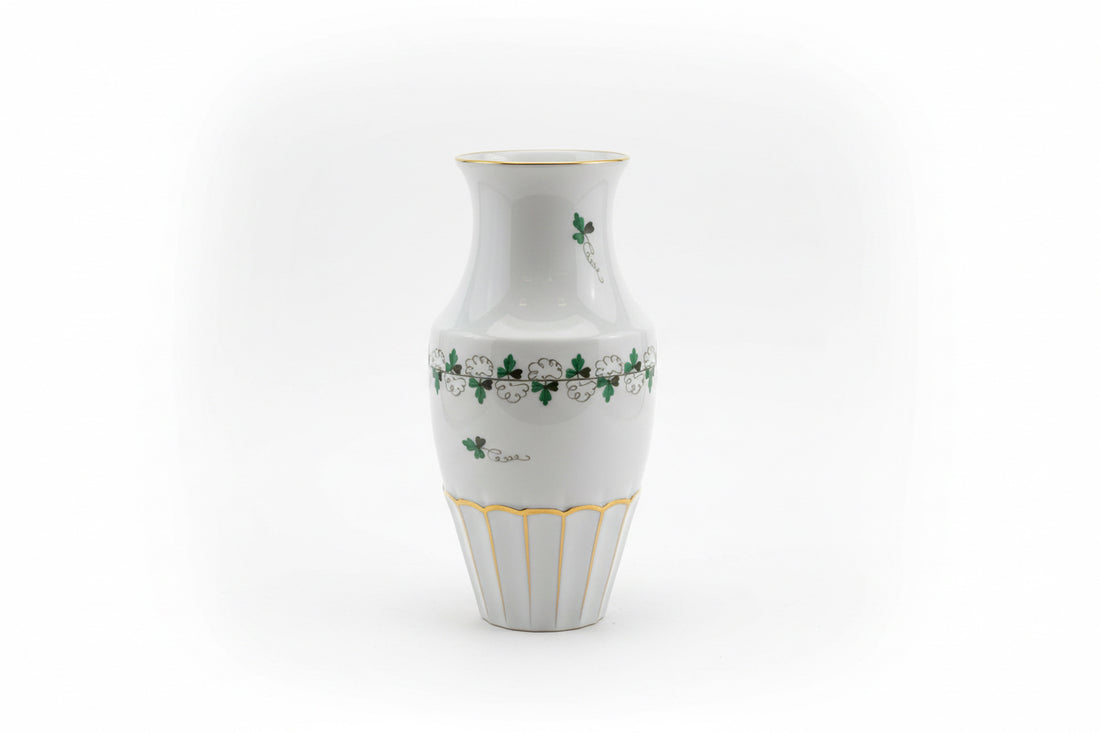 Herend Vase with Clover